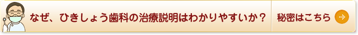 なぜ、ひきしょう歯科の治療説明はわかりやすいか？秘密はこちら