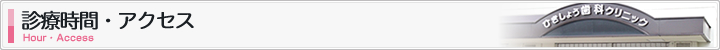 診療時間・アクセス